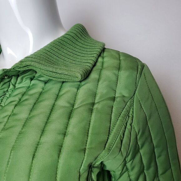 Vintage Y2K E Studio Green Quilted Jacket - Picture 6 of 8